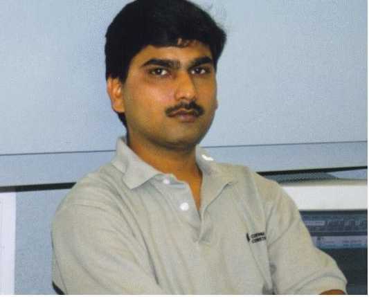 Prabhakar at office in 1997