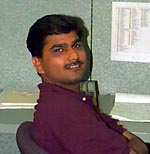 Prabhakar at office in 1997